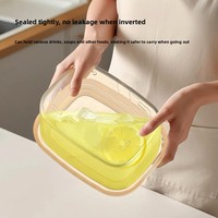 Nouvelle Tendance : Boîte de Rangement Congélateur en Silicone Alimentaire avec Couvercle Ventilé, Logo Personnalisé, Conteneur Multi-Capacités pour Fruits et Légumes Frais