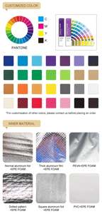 ถุงหิ้วเก็บความร้อนแบบใช้แล้วทิ้งสำหรับบรรจุภัณฑ์อาหารแบบนำกลับบ้าน ทำจากผ้าไม่ถักทอ สำหรับใส่ชา sữaร้อนแบบกำหนดเองและกาแฟ - Product Image 3