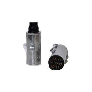 <span class=keywords><strong>Prise</strong></span> de <span class=keywords><strong>remorque</strong></span> ronde <span class=keywords><strong>7</strong></span> pôles avec couvercle métallique 24V, ensemble <span class=keywords><strong>femelle</strong></span> <span class=keywords><strong>7</strong></span> <span class=keywords><strong>broches</strong></span> pour <span class=keywords><strong>remorque</strong></span> - Vente en gros - Product Image 4