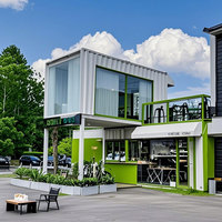 Fabricant Boda Usine Vente en gros Conteneur détachable personnalisé Mini Boutique Conteneur pour centre commercial