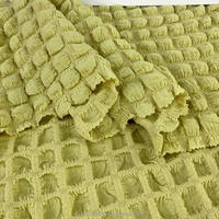 Karomuster Popcorn 3D Bubble Lattice Seersucker Gingham Plissee Crepe Polyester Spandex Jacquard Plaids Stretch-Stoffe