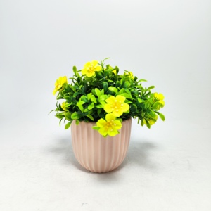 <span class=keywords><strong>Maceta</strong></span> de cerámica para jardín urbano, <span class=keywords><strong>maceta</strong></span> con soporte de <span class=keywords><strong>madera</strong></span> hecha a mano, nuevos diseños - Product Image 3