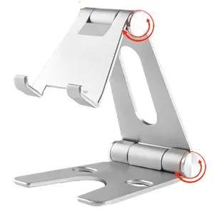 360 Derajat Dudukan Telepon Soporte De Telefono Aluminium Ponsel Pemegang Tangan Adjustable Ponsel Mount Pemegang