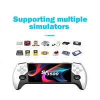 Console de jeu portable SF3500, écran IPS 5 pouces, sortie TV 3D, 20000 jeux, lecteur de jeux vidéo, 64 Go, cadeau, prend en charge la musique, la vidéo, les livres électroniques