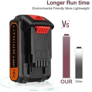 Pour batterie de remplacement au lithium Black Decker 20V Max pour outils sans fil 18V 2.0Ah 3.0Ah <span class=keywords><strong>BL2018</strong></span> modèles LBXR20 LB20 LBX20 LST220 - Product Image 4