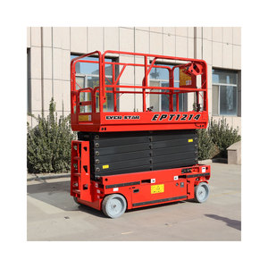 Nueva Plataforma Elevadora de Tijera Autopropulsada Vertical Móvil Hidráulica de 10 m con Ruedas Eléctrica EVERSTAR EPT1214LDS 230-450 kg de Aluminio - Product Image 6