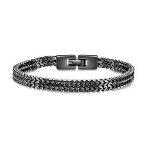 Bracciale Punk <span class=keywords><strong>Rock</strong></span> in Acciaio Inossidabile da 6mm, Bracciale a Catena a Maglie a Serpente, Accessorio Regalo - Product Image 6