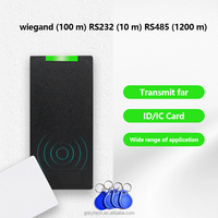 Lector de Tarjetas RFID Zhongyan Impermeable de Alto Rendimiento Sin Contacto de 125khz ID Wiegand 26/34 Bits para Sistema de Control de Acceso