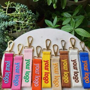 Porte-clés personnalisé brodé avec logo pour cadeaux promotionnels d'entreprise, de marketing client et de marketing d'entreprise - Product Image 4