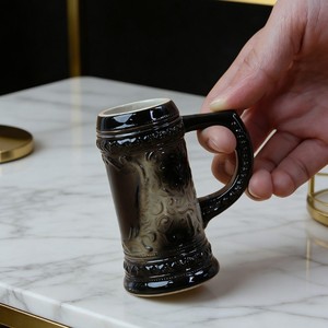 Tasse <span class=keywords><strong>à</strong></span> <span class=keywords><strong>bière</strong></span> en céramique de 2 oz avec logo personnalisé, cadeau promotionnel d'entreprise, <span class=keywords><strong>mini</strong></span> verre <span class=keywords><strong>à</strong></span> shot fantaisie, vente en gros - Product Image 4