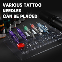 Kit de tatouage jetable transfrontalier le plus vendu : stylo, aiguilles, porte-encre – 10 pièces par boîte ; Consommables de tatouage