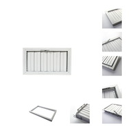 Ailette de ventilation amovible en alliage d'aluminium moderne pour climatiseur, avec installation facile