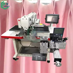 Machine à plis électrique industrielle, pour la couture de rideaux en tissu, avec convoyeur