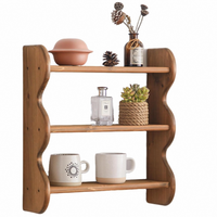 Étagère murale en bois à 3 niveaux, flottante, pour salon - Offre Spéciale