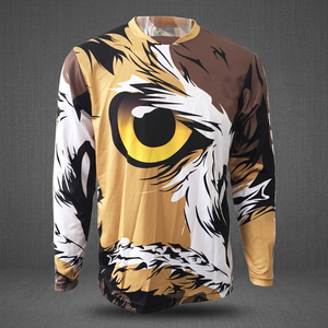 Jersey Deportivo Personalizable, Transpirable, Talla Grande, para Ciclismo MTB DH BMX MX Enduro Downhill Motocross - Product Image 2