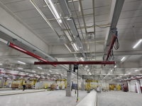 Grue suspendue KBK homologuée CE ISO, portée de travail multidirectionnelle, capacité de levage 125 kg à 3000 kg pour atelier