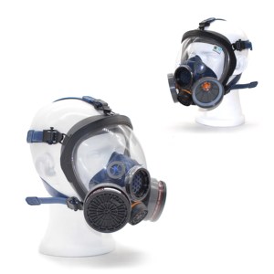 Respirateur de survie intégral Masque à gaz chimique à haute efficacité Double filtre réutilisable Anti-smog Respirateur chimique industriel - Product Image 2