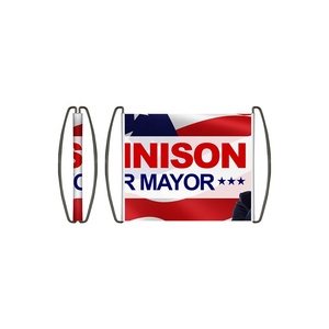 Biểu tượng tùy chỉnh di động Marathon cổ vũ có thể thu vào di chuyển biểu ngữ cầm tay cờ tái sử dụng kéo lên biểu ngữ - Product Image 4