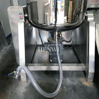 Henwi 500L Homogénéisateur sous vide Réacteur sanitaire pour vinaigrettes, ketchup, moutarde, mayonnaise, sauce au fromage, pâte de tomate