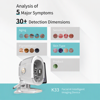 36 Miljoen Beeldelementen Draagbare Digitale Gezichtsanalyse 30+ Detectie Beauty Gezichtshuid Analysator Camera AI 3D Machine