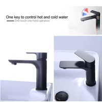 AMAXO – mélangeurs de robinets d'eau en laiton pour lavabo, design moderne de luxe