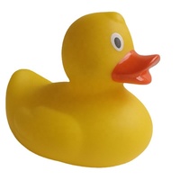 Offre Spéciale Numéro de série personnalisé Canard en caoutchouc de course lesté flottant jaune en plastique