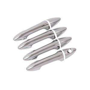 Accessoires extérieurs chromés WZXDAUTO pour voiture, couvre-poignées de portes latérales pour Verna - Product Image 1