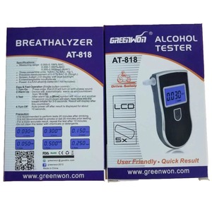 Testeur d'alcool breveté avec marteau de sauvetage détachable et batterie Rechargeable, éthylomètre Tech BAC Power Time Sensor, Ion chaud - Product Image 4