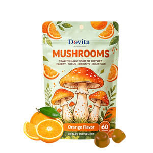 Gomitas de Hongos Reishi, Chaga, Cola de Pavo y Maitake, Veganas, Orgánicas, Certificadas por GMP, Fórmula Natural Compleja de Alta Calidad, Fabricadas en EE. UU. - Product Image 1