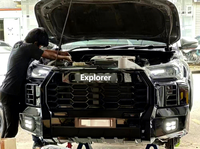 Kit carrosserie en promotion pour Hilux Revo 2016-2021, mise à niveau vers le pare-chocs avant et la calandre Tundra 2023, kit carrosserie Revo