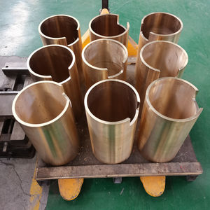 Moulages de concasseur à cône douille coulissante à bride roulement à manchon sans huile CuSn6Zn6Pb3 Construction en laiton bronze - Product Image 4