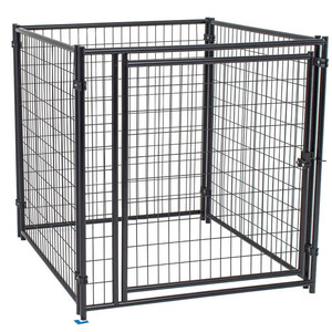 Recinto Modulare <span class=keywords><strong>per</strong></span> Cani da Esterno in Rete Metallica Saldato, Grande Box <span class=keywords><strong>per</strong></span> Animali Domestici in Metallo, Gabbia Robusta con Tettoia Impermeabile, Facile da Montare - Product Image 2
