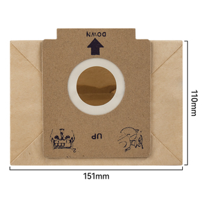 Nouveaux sacs à poussière en papier Kraft pour <span class=keywords><strong>aspirateur</strong></span> jetable Pur adaptés aux pièces d'<span class=keywords><strong>aspirateur</strong></span> Electroluxs Z1480 ZC1120 ZC1120B ZC1120R - Product Image 6