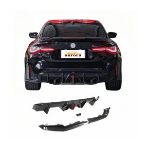Parachoques trasero labio barbilla divisor Mp estilo difusor fibra de carbono para <span class=keywords><strong>Bmw</strong></span> G80 M3 G82 G83 M4 2021-<span class=keywords><strong>2022</strong></span> carbono negro 1 juego 10KG CN;GUA - Product Image 1