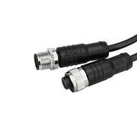 Connecteur électrique de montage sur panneau de série automobile DIN M8 3 broches étanche IP67/IP68 personnalisé