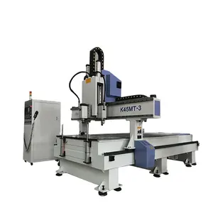 Multi rotação do eixo 180 graus 1325 madeira cnc router para a perfuração do furo da porta do fechamento