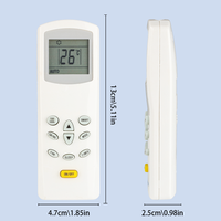 Télécommande DG11D1-02 DG11D102 compatible avec les climatiseurs Kelon Whirlpooll Daewoo RIH-2667 RIH-3267 RIH-6867
