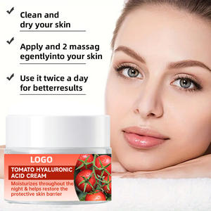 Crème Visage à la Tomate Hydratante, Raffermissante, Blanchissante et Réparatrice à l'Acide Hyaluronique, Personnalisée par le Fabricant - Product Image 2