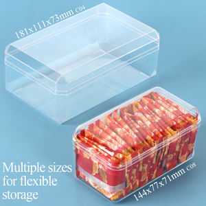 Boîte d'Emballage en Plastique SUNSHING pour Gâteaux de <span class=keywords><strong>Noël</strong></span>, Biscuits, Desserts, Chocolats Rectangulaires, Conteneur à Desserts pour <span class=keywords><strong>Ferrero</strong></span> <span class=keywords><strong>Rocher</strong></span> - Product Image 2