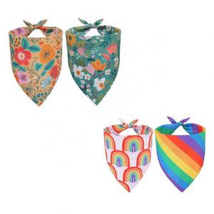 Productos Promocionales a Precio Económico, Envío Rápido, Pañuelo Triangular para Perro con Estampado de Sublimación Navideño, Pañuelo Personalizado para Mascotas con Logotipo - Product Image 1