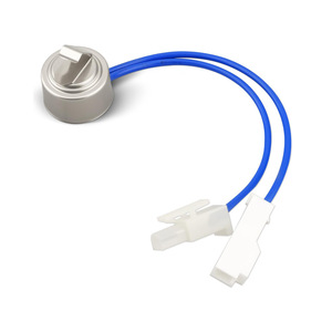 Interruptor de termostato de descongelación de doble cable 242046001 para refrigerador, piezas eléctricas domésticas de acero inoxidable - Product Image 1