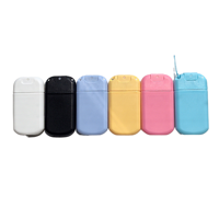 Échantillon Gratuit – Nettoyant Portable pour Téléphone, Bouteille en Plastique 10ml, Multicolore, Givré, avec Pompe Pulvérisatrice et Bouchon Séparé – Idéal pour Sérum, Lotion, Shampooing