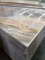 Offre Spéciale : Panneau Mural en Placage de Bois de Charbon de Bambou Économique, Imperméable et Durable, à Coller, avec Texture Travertin pour Salon