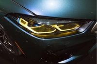 SJC Auto Part DRL Puce Convient pour BMW M8 8 SERIES F9X F91 F92 F93 G14 G15 Jaune LED Phares Conseil (2019 - PRESENT Laser)