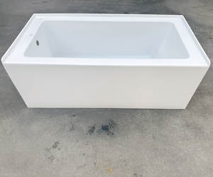 Cupc 60X30X22 Alkoof Acryl Integraal Badkamer Bad Witte Rechthoek Bad Afvoer Badkamer - Product Image 3