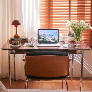Mesa de Comedor Vintage de Madera Maciza, Rectangular, Estructura Estable, para Uso Doméstico, Estilo Nórdico Japonés Retro - Product Image 3