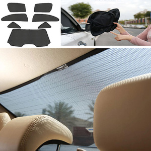 Parasol de malla de fábrica de 6 uds., parasol de ventana de coche de lujo, Cortinas Magnéticas para coche, ventana plegable para coche para <span class=keywords><strong>Hyundai</strong></span> <span class=keywords><strong>Tucson</strong></span> 2018 - Product Image 2