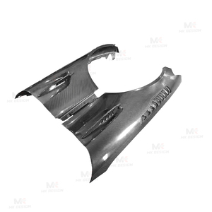 Kit de carrosserie d'ailes avant en Fiber de carbone véritable de Style PRO pour mercedes-benz <span class=keywords><strong>AMG</strong></span> GT GTC <span class=keywords><strong>GTS</strong></span> 2015-2019 pièces d'auto de garniture d'évent latéral - Product Image 5