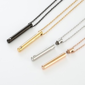 Zircon silbato <span class=keywords><strong>de</strong></span> acero inoxidable joyería <span class=keywords><strong>de</strong></span> moda Anti No Mindful fumar respiración ansiedad Breathlace Collar para fumar - Product Image 4