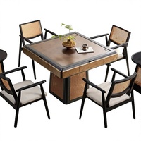 Machine à Mahjong en bois de frêne blanc, bois massif, nouveau style chinois, entièrement automatique, table de Mahjong électrique domestique, haut de gamme H500T